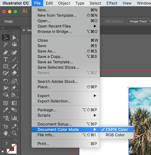 Adobe Illustrator CMYK Print File
